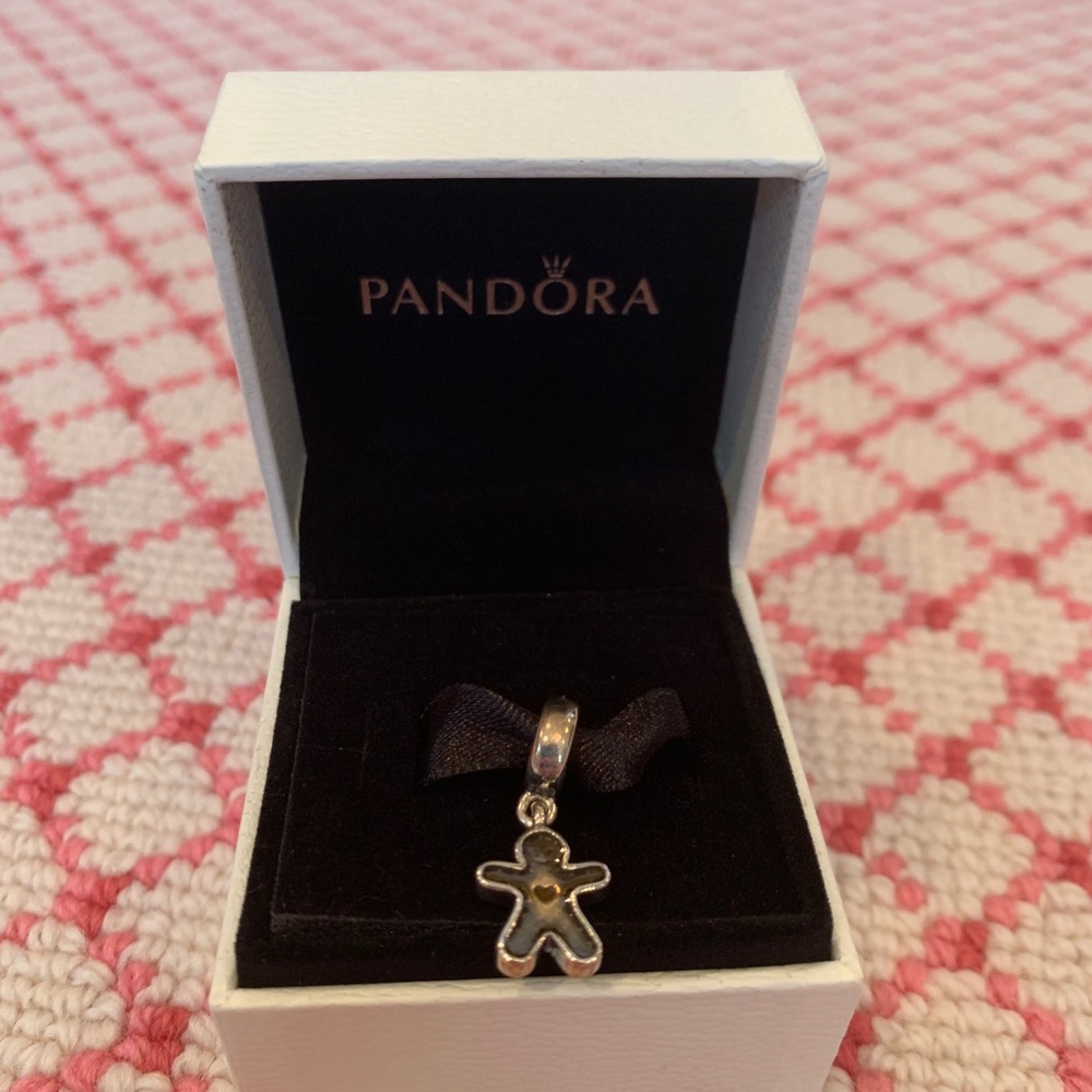 Brand new Pandora gingerbread man charm